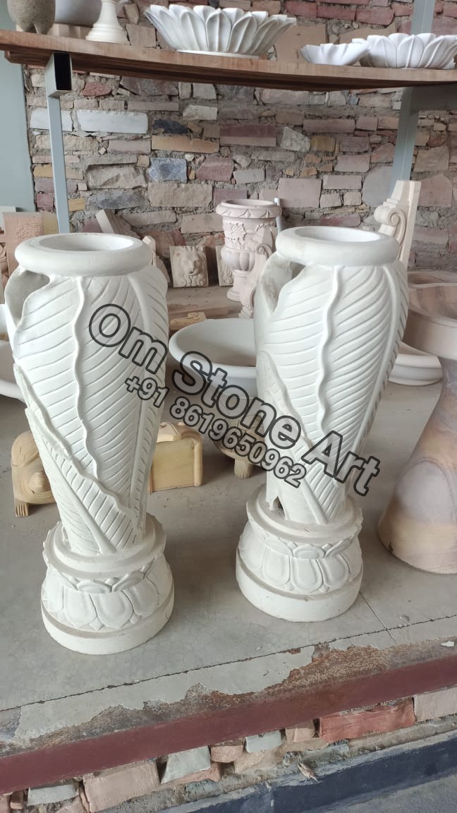 Stone Flower Pot Planter