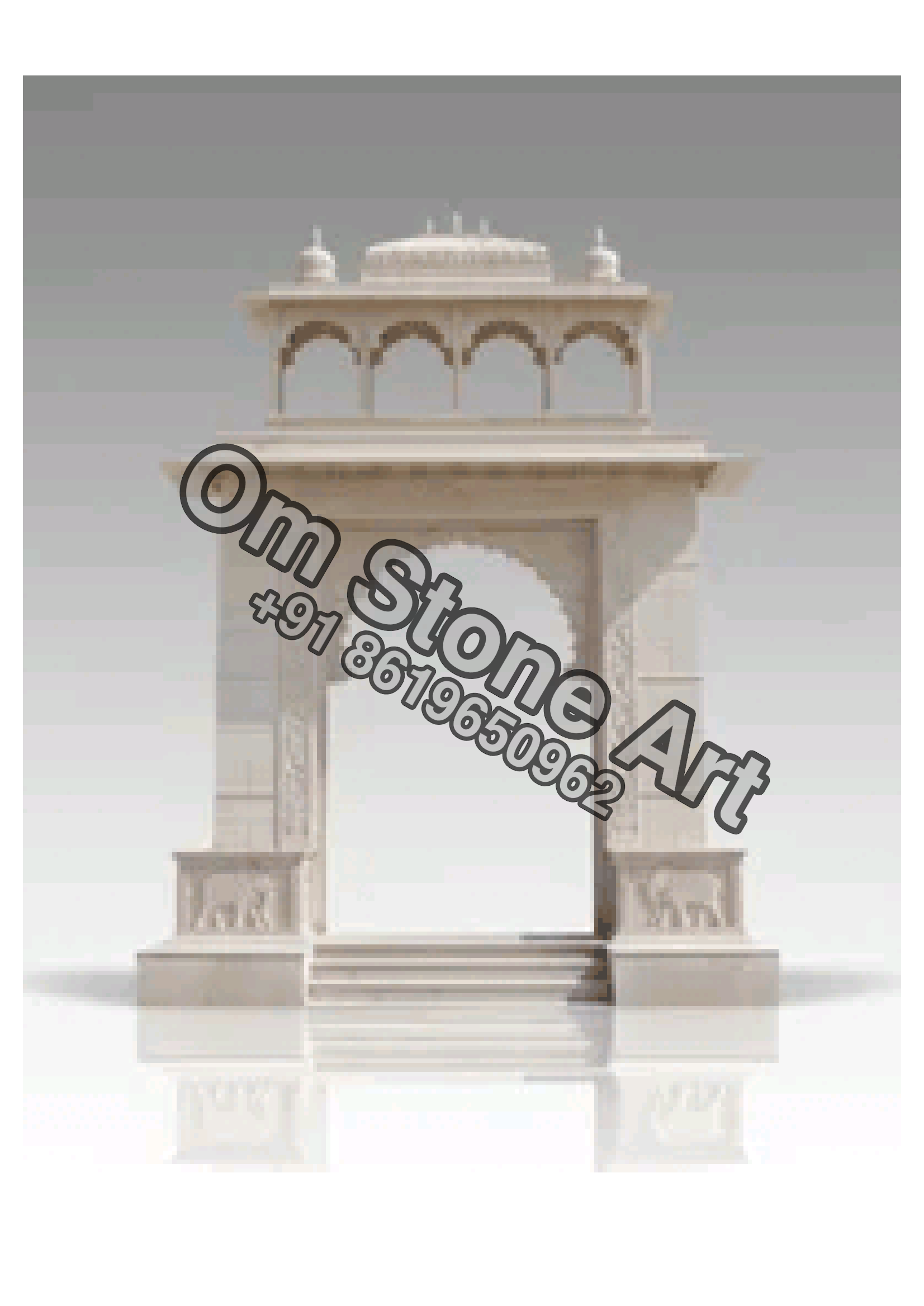 Pink Sandstone Gate