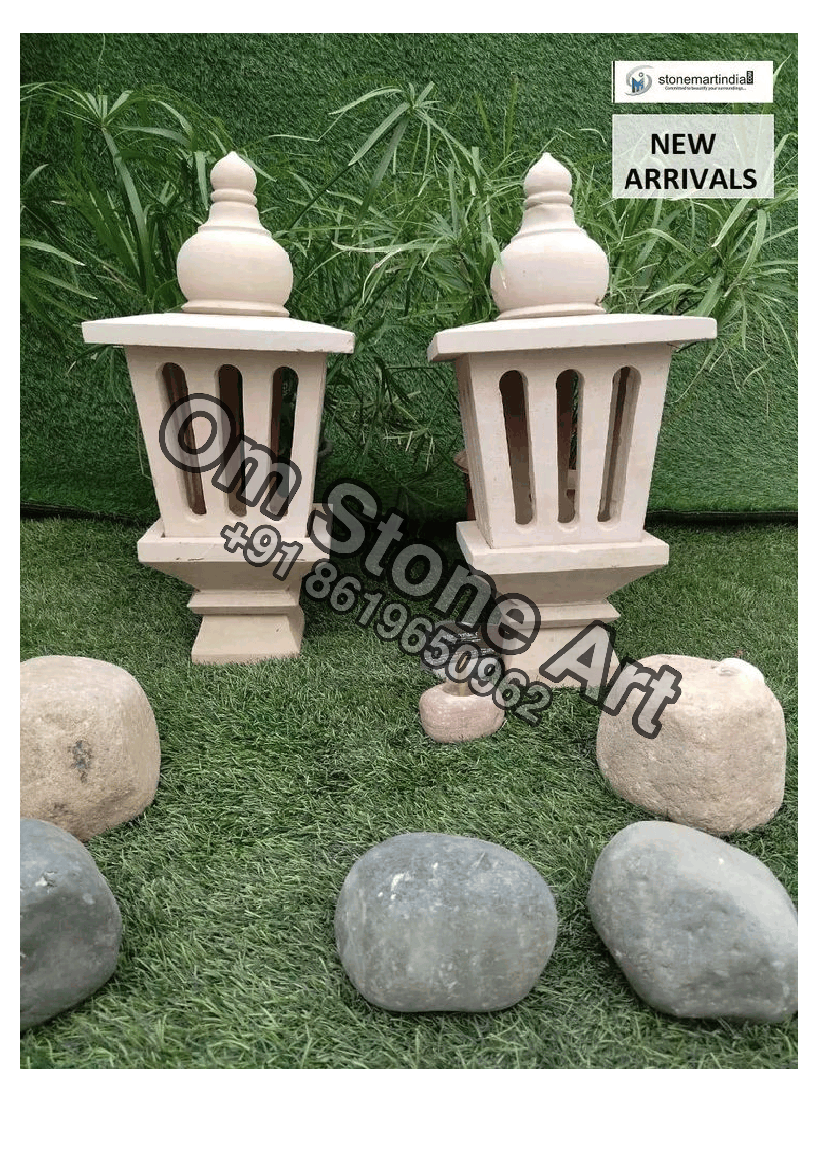 Round Jharna Lamp
