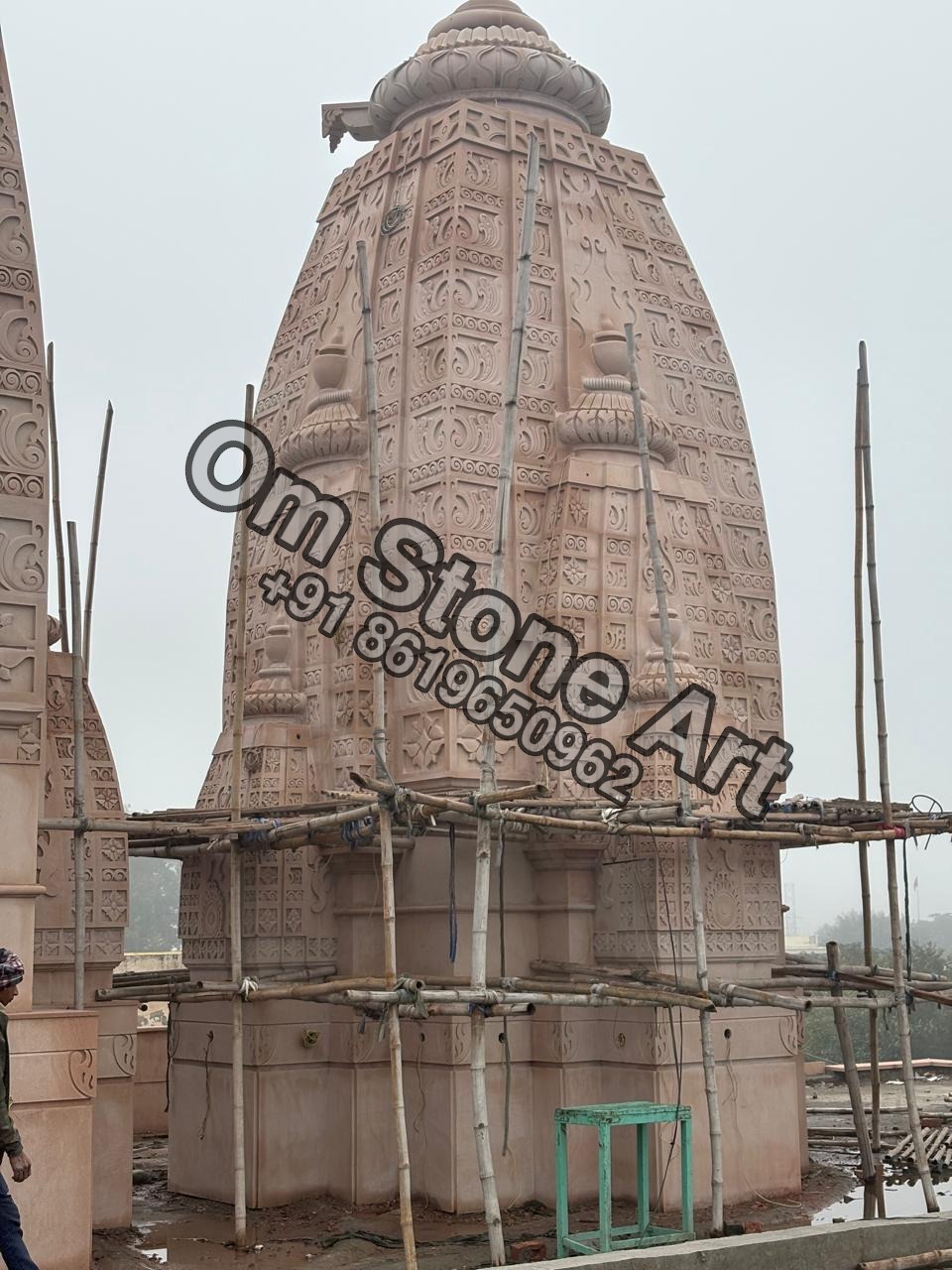 Stone Shikhar And Gumbad Works