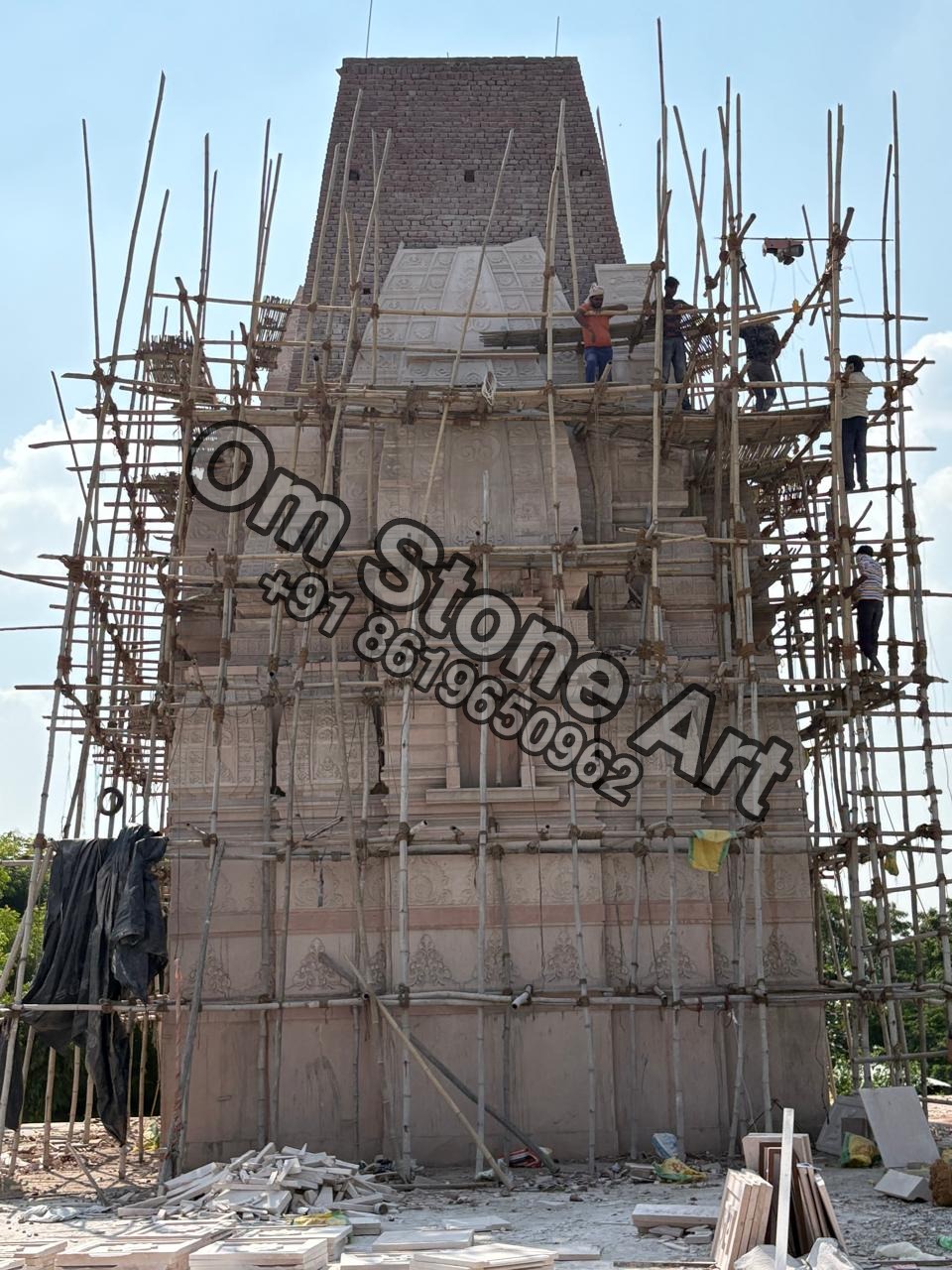 Stone Shikhar And Gumbad Works