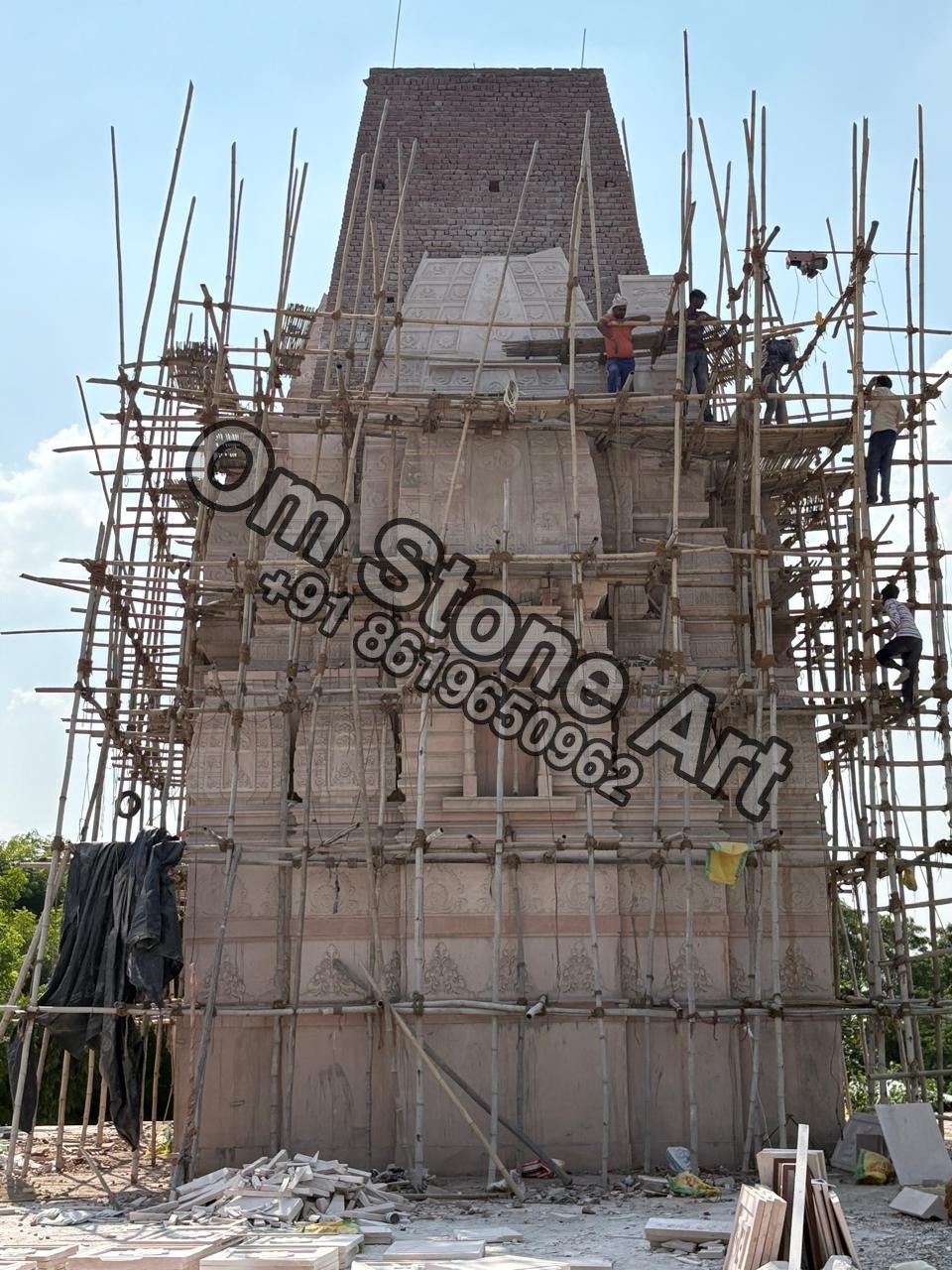 Stone Shikhar And Gumbad Works