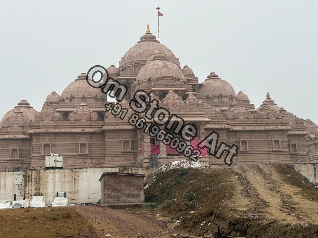Stone Shikhar And Gumbad Works