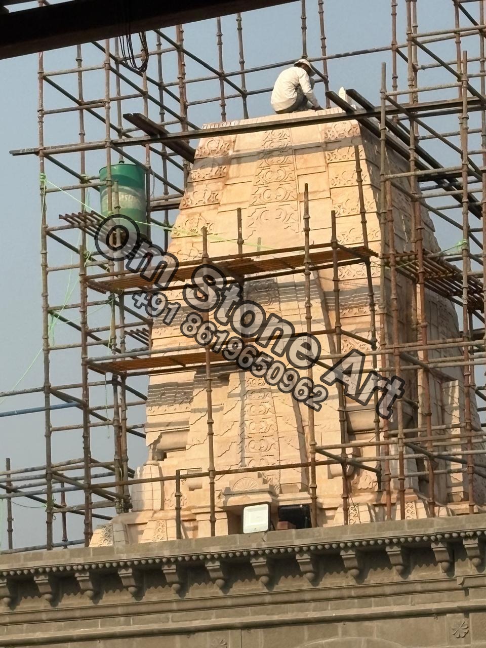 Stone Shikhar And Gumbad Works