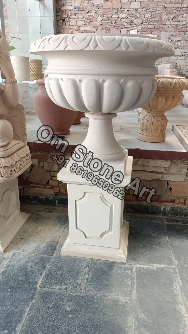 Stone Flower Pot Planter